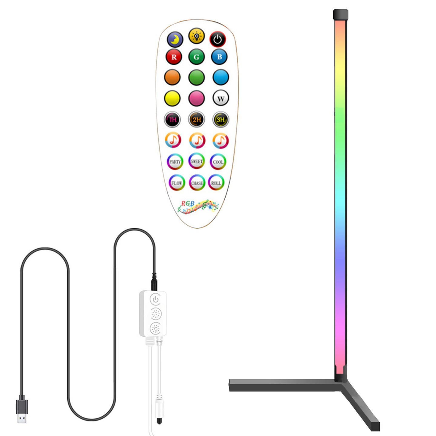 GB smart Floor Lamp Standing Corner Lighting - A-TEAM SMART HOME