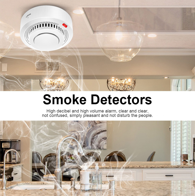 Tuya Smart Life Wifi Sensor Smoke Household Fire Sensor Detector For Home Security - A-TEAM SMART HOME