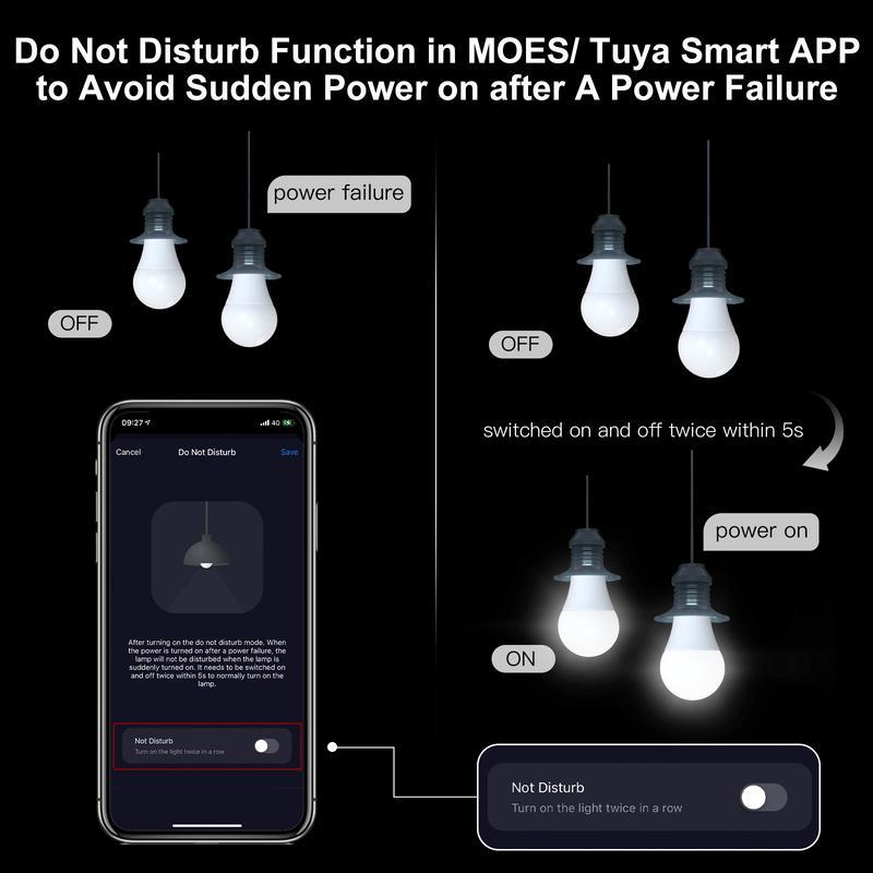 ZigBee Smart LED Light Bulb E27 Dimmable RGB White Color Lamp 806Lm MOES/Tuya Smart APP Remote Control Alexa Google - A-TEAM SMART HOME