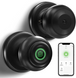 Entry Door Knob Fingerprint Door Lock Smart Door Lock for Home Apartments Office Hotel - A-TEAM SMART HOME