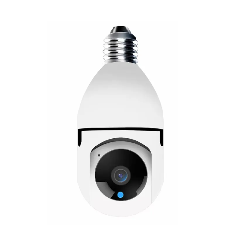 Mini PTZ HD Wifi IP Camera With Bulb E27 Socket lamp Wireless Cloud Home Security Network CCTV Camera - A-TEAM SMART HOME