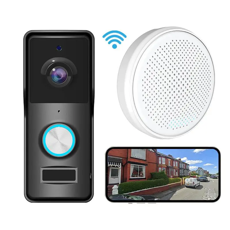 Smart WIFI Video Doorbell without PIR - A-TEAM SMART HOME